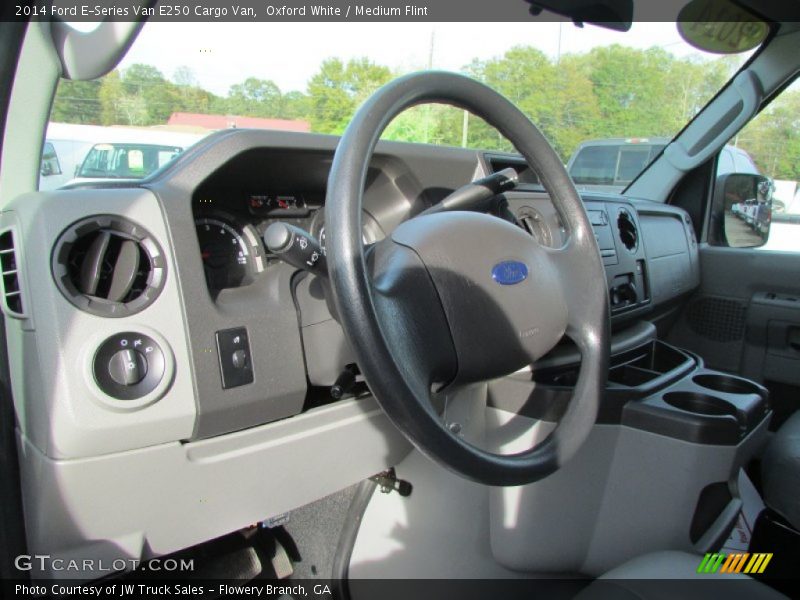 Oxford White / Medium Flint 2014 Ford E-Series Van E250 Cargo Van