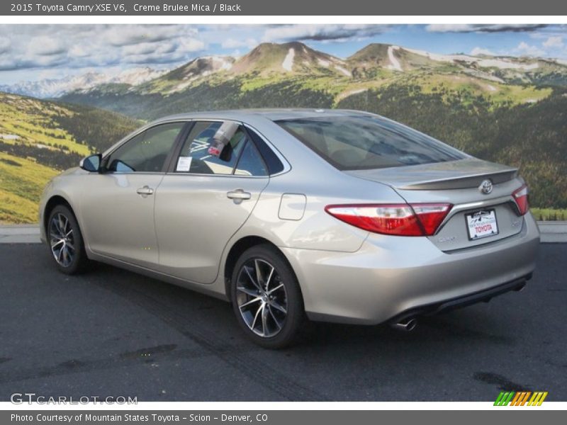 Creme Brulee Mica / Black 2015 Toyota Camry XSE V6