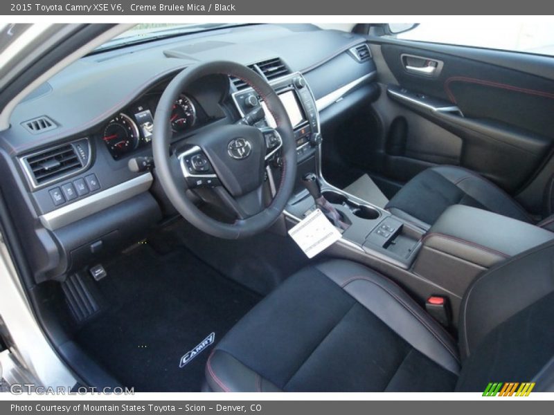  2015 Camry XSE V6 Black Interior