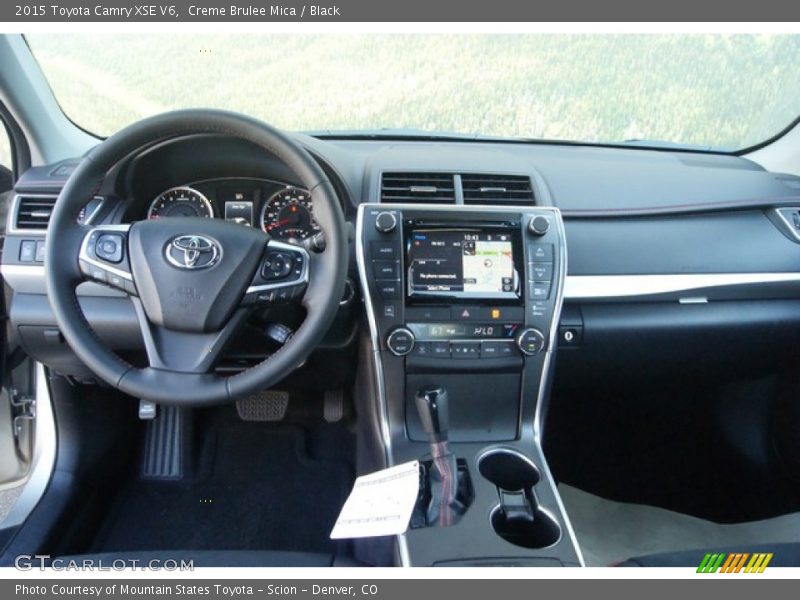 Dashboard of 2015 Camry XSE V6