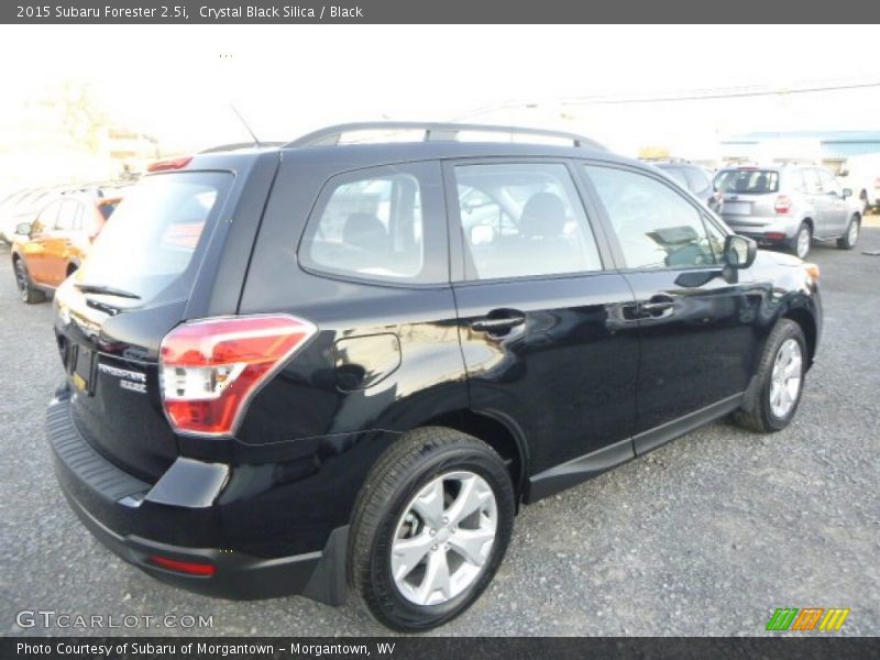 Crystal Black Silica / Black 2015 Subaru Forester 2.5i
