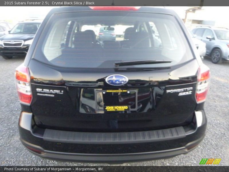 Crystal Black Silica / Black 2015 Subaru Forester 2.5i