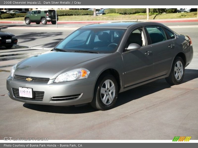 Dark Silver Metallic / Gray 2008 Chevrolet Impala LS