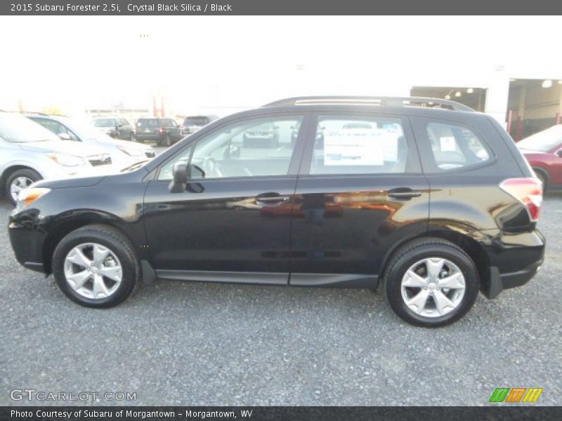 Crystal Black Silica / Black 2015 Subaru Forester 2.5i