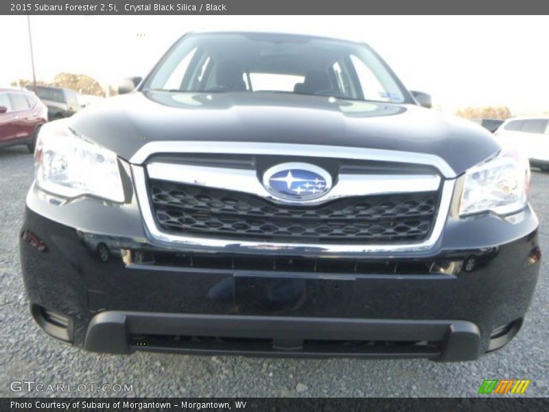 Crystal Black Silica / Black 2015 Subaru Forester 2.5i