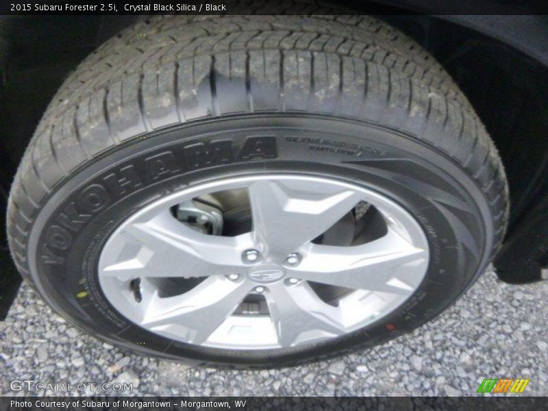 Crystal Black Silica / Black 2015 Subaru Forester 2.5i