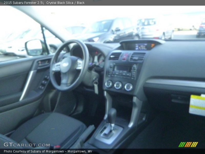 Crystal Black Silica / Black 2015 Subaru Forester 2.5i
