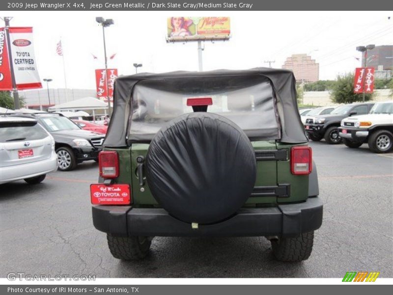 Jeep Green Metallic / Dark Slate Gray/Medium Slate Gray 2009 Jeep Wrangler X 4x4