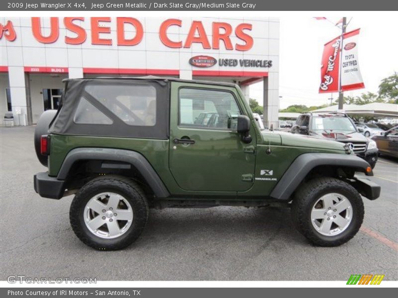Jeep Green Metallic / Dark Slate Gray/Medium Slate Gray 2009 Jeep Wrangler X 4x4
