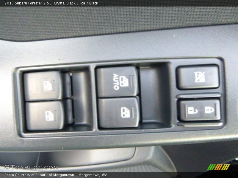 Crystal Black Silica / Black 2015 Subaru Forester 2.5i