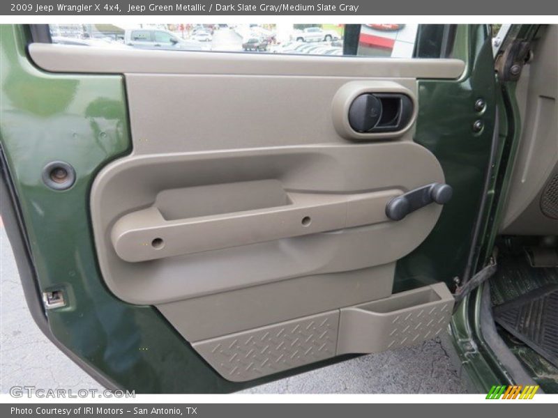 Jeep Green Metallic / Dark Slate Gray/Medium Slate Gray 2009 Jeep Wrangler X 4x4