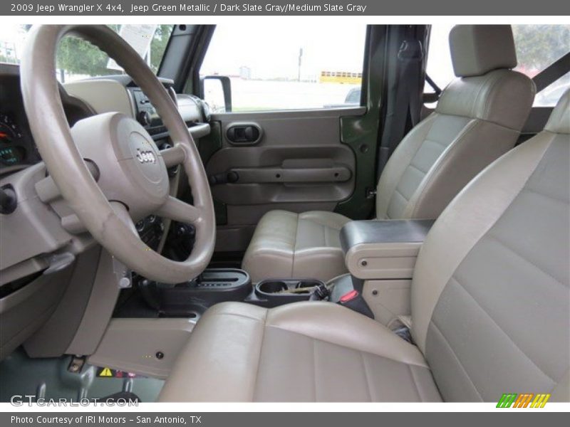 Jeep Green Metallic / Dark Slate Gray/Medium Slate Gray 2009 Jeep Wrangler X 4x4