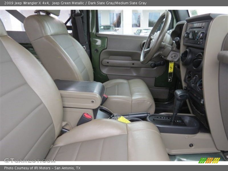 Jeep Green Metallic / Dark Slate Gray/Medium Slate Gray 2009 Jeep Wrangler X 4x4