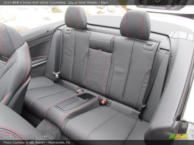 Glacier Silver Metallic / Black 2015 BMW 4 Series 428i xDrive Convertible