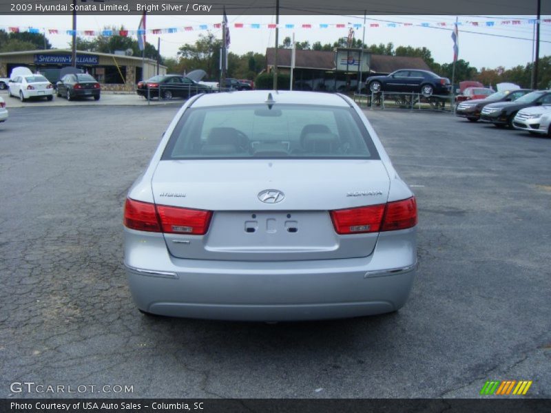 Bright Silver / Gray 2009 Hyundai Sonata Limited
