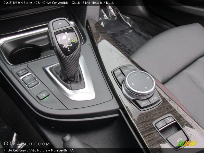 Glacier Silver Metallic / Black 2015 BMW 4 Series 428i xDrive Convertible