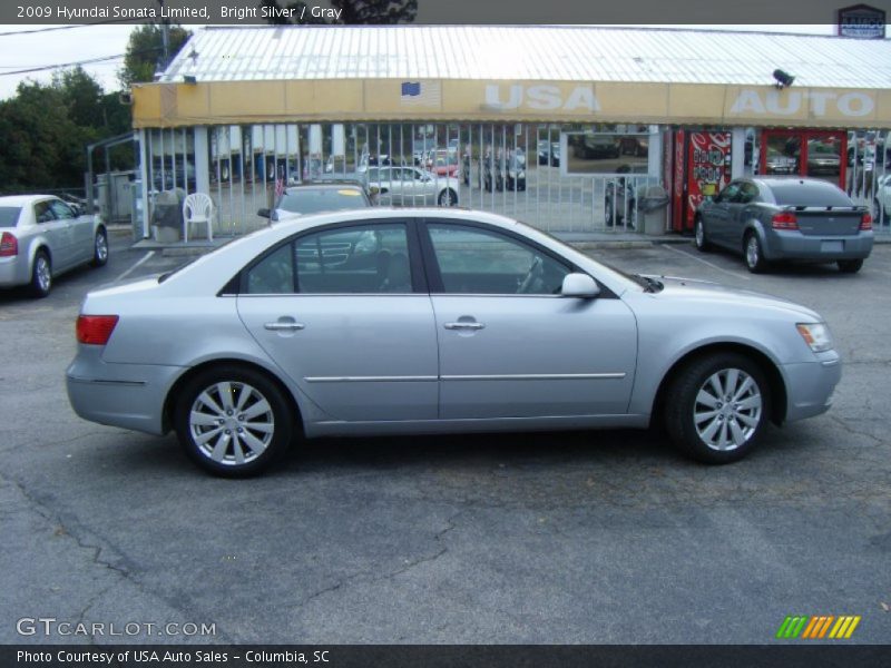 Bright Silver / Gray 2009 Hyundai Sonata Limited