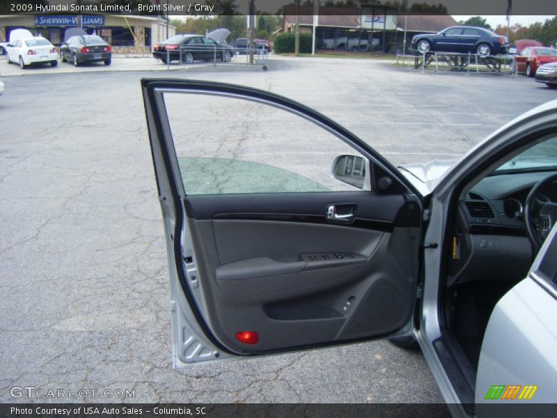 Bright Silver / Gray 2009 Hyundai Sonata Limited