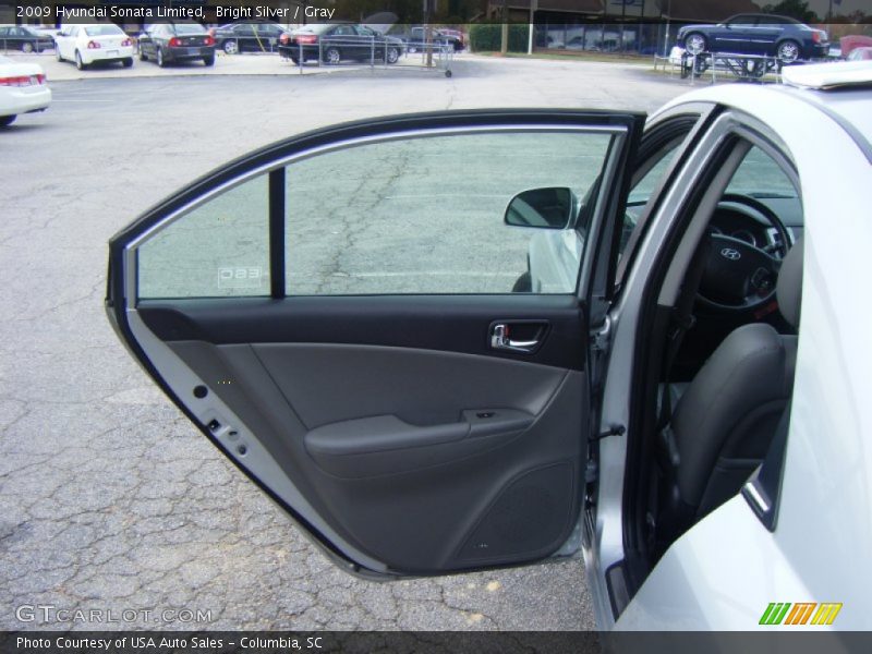 Bright Silver / Gray 2009 Hyundai Sonata Limited
