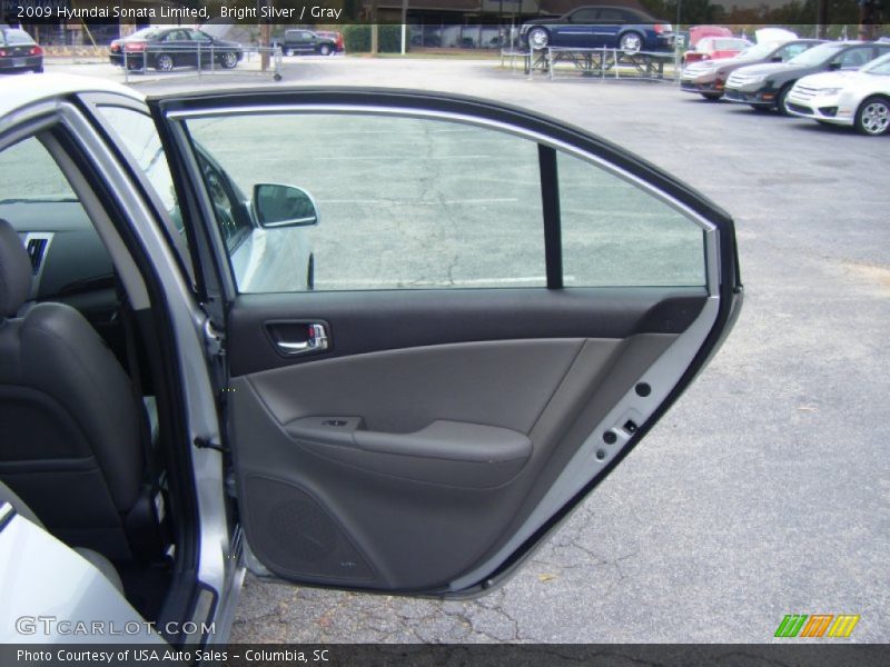 Bright Silver / Gray 2009 Hyundai Sonata Limited