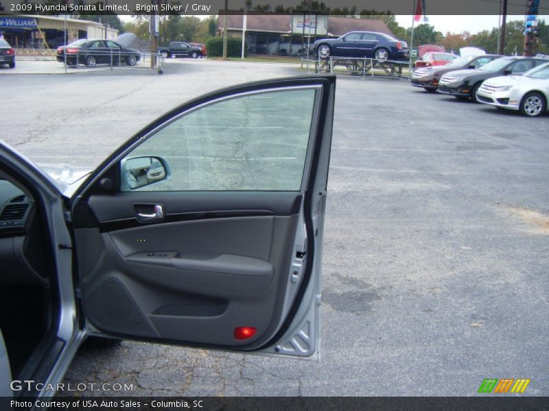 Bright Silver / Gray 2009 Hyundai Sonata Limited