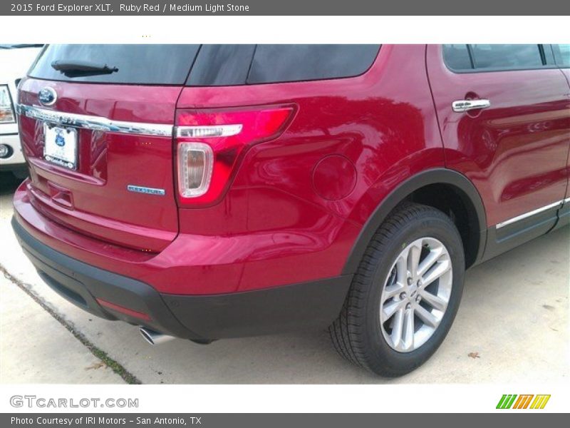 Ruby Red / Medium Light Stone 2015 Ford Explorer XLT