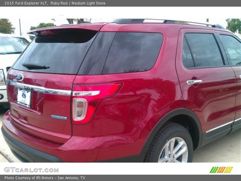 Ruby Red / Medium Light Stone 2015 Ford Explorer XLT
