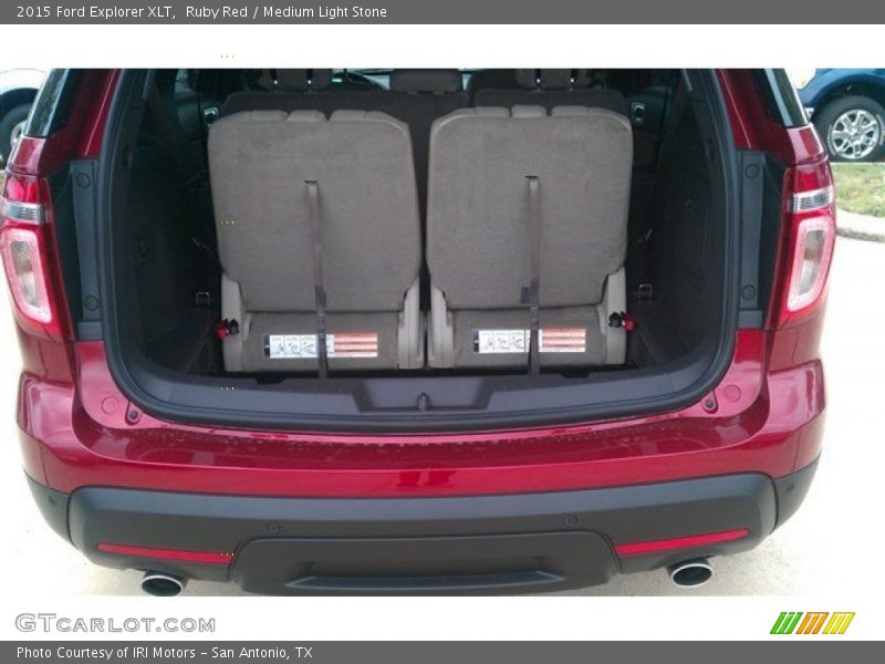 Ruby Red / Medium Light Stone 2015 Ford Explorer XLT
