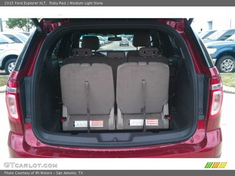Ruby Red / Medium Light Stone 2015 Ford Explorer XLT