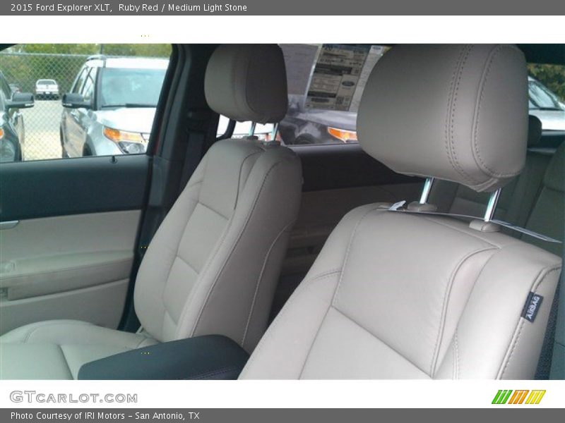 Ruby Red / Medium Light Stone 2015 Ford Explorer XLT