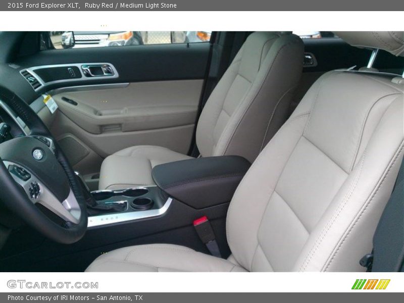 Ruby Red / Medium Light Stone 2015 Ford Explorer XLT