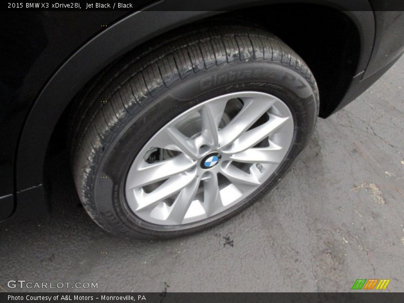 Jet Black / Black 2015 BMW X3 xDrive28i