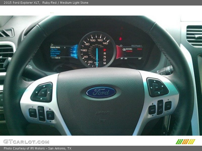 Ruby Red / Medium Light Stone 2015 Ford Explorer XLT