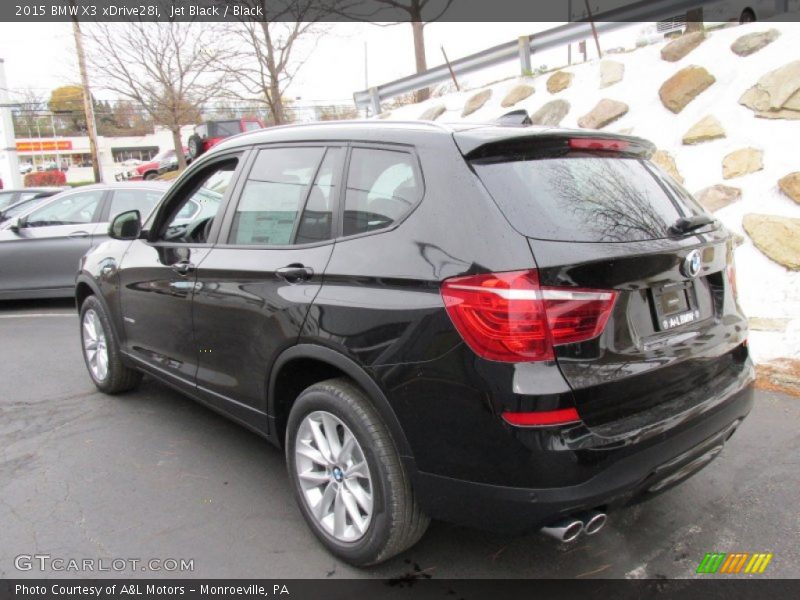 Jet Black / Black 2015 BMW X3 xDrive28i