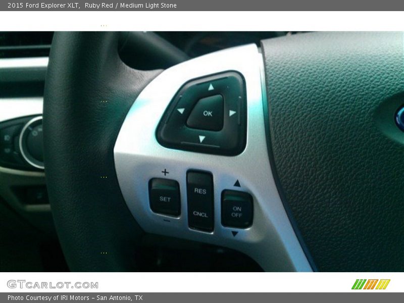 Ruby Red / Medium Light Stone 2015 Ford Explorer XLT