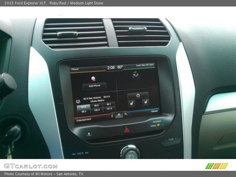 Ruby Red / Medium Light Stone 2015 Ford Explorer XLT