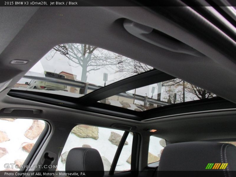 Jet Black / Black 2015 BMW X3 xDrive28i