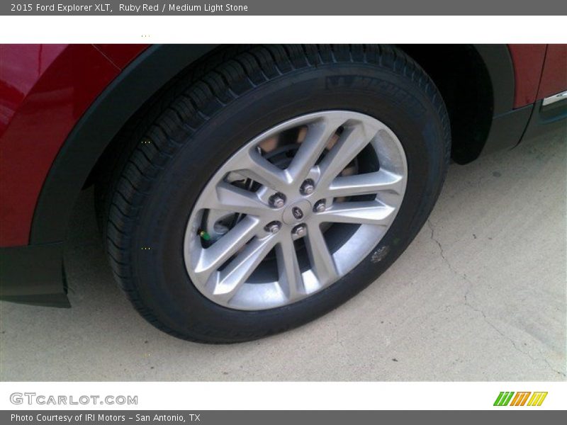 Ruby Red / Medium Light Stone 2015 Ford Explorer XLT