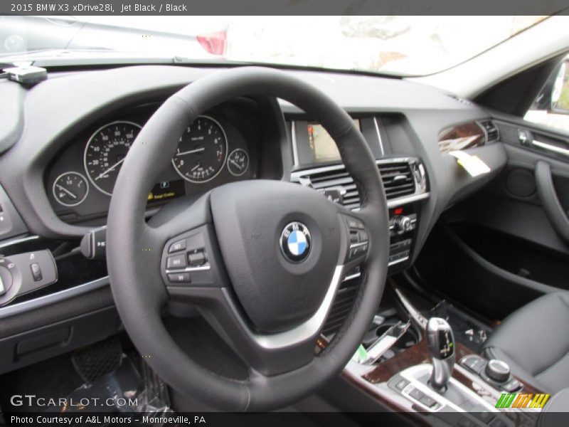 Jet Black / Black 2015 BMW X3 xDrive28i