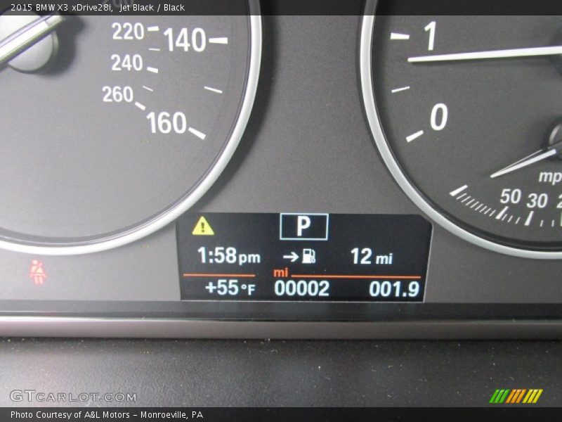 Jet Black / Black 2015 BMW X3 xDrive28i
