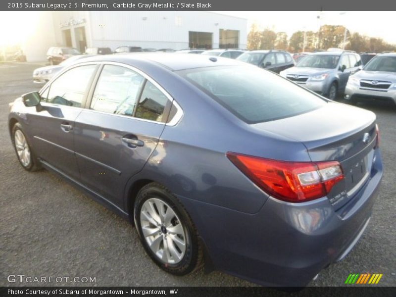 Carbide Gray Metallic / Slate Black 2015 Subaru Legacy 2.5i Premium