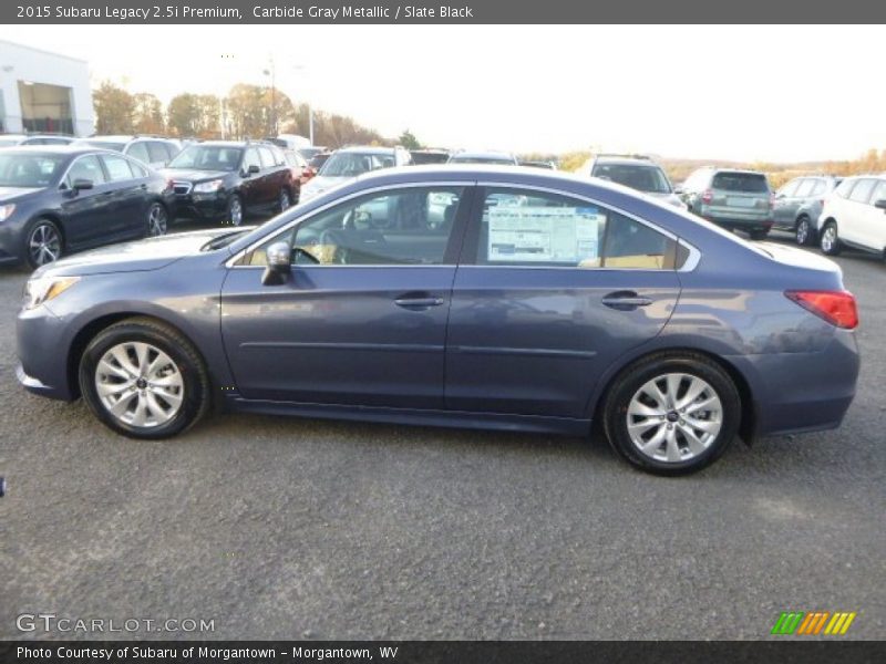 Carbide Gray Metallic / Slate Black 2015 Subaru Legacy 2.5i Premium