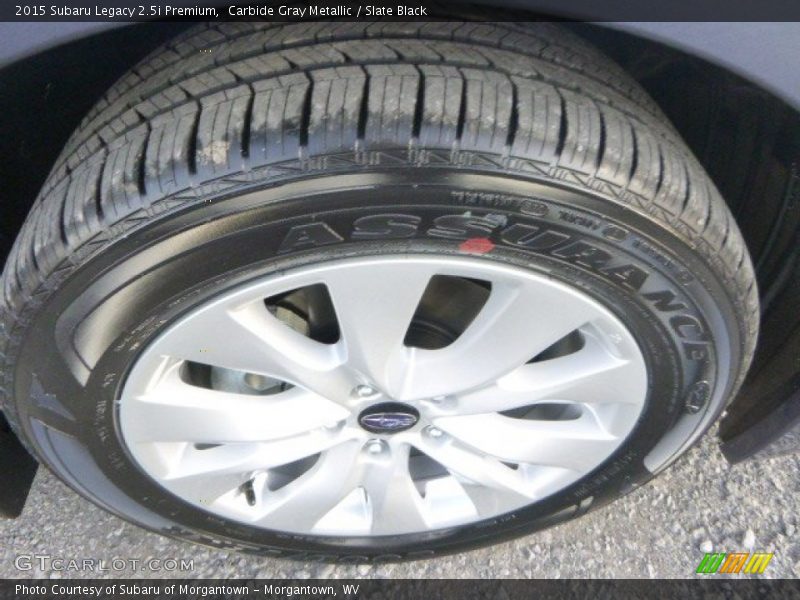 Carbide Gray Metallic / Slate Black 2015 Subaru Legacy 2.5i Premium