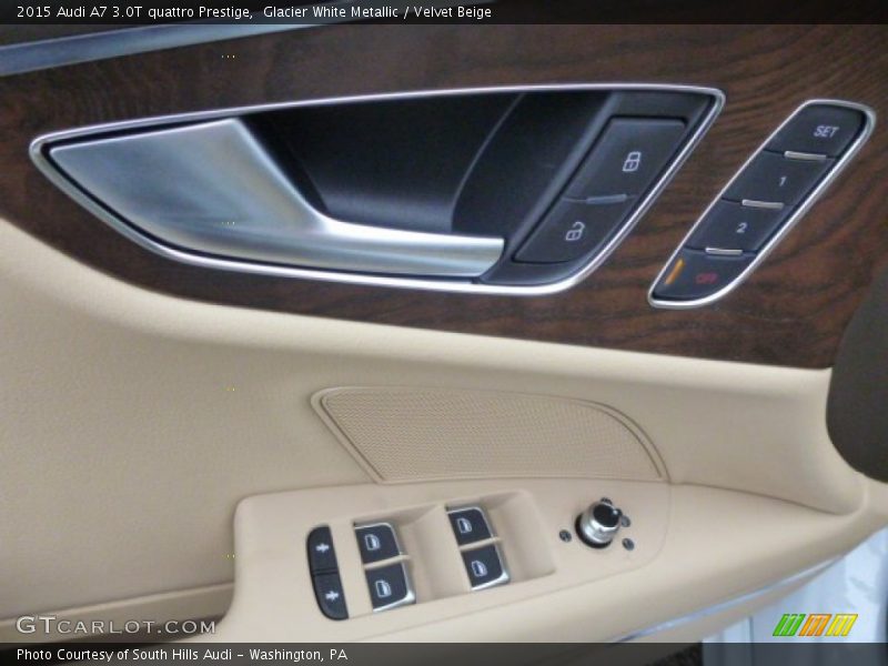 Glacier White Metallic / Velvet Beige 2015 Audi A7 3.0T quattro Prestige