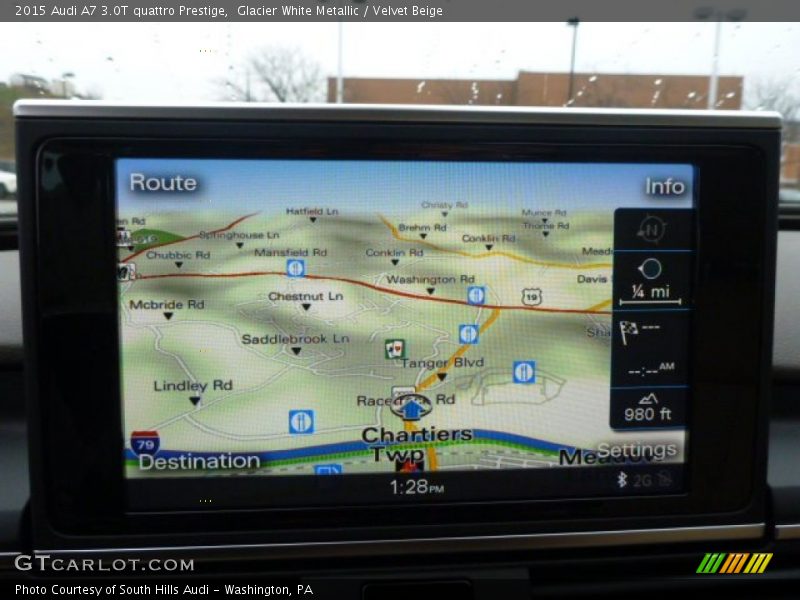 Navigation of 2015 A7 3.0T quattro Prestige