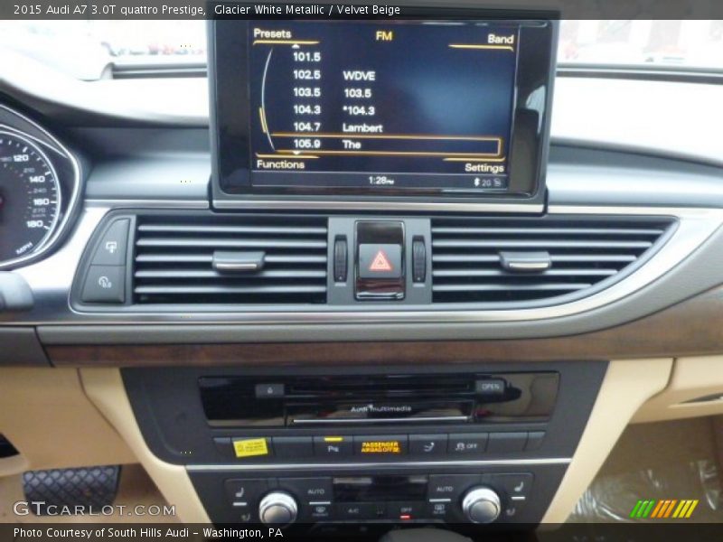 Controls of 2015 A7 3.0T quattro Prestige