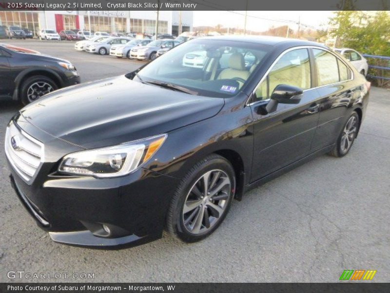 Crystal Black Silica / Warm Ivory 2015 Subaru Legacy 2.5i Limited