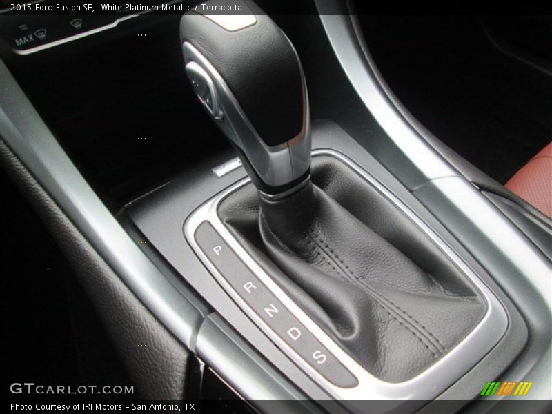 White Platinum Metallic / Terracotta 2015 Ford Fusion SE