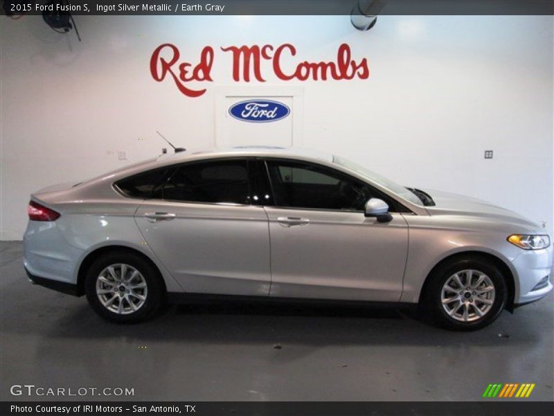 Ingot Silver Metallic / Earth Gray 2015 Ford Fusion S
