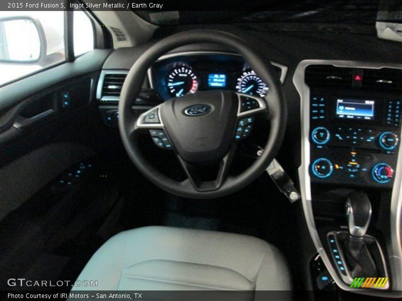 Ingot Silver Metallic / Earth Gray 2015 Ford Fusion S